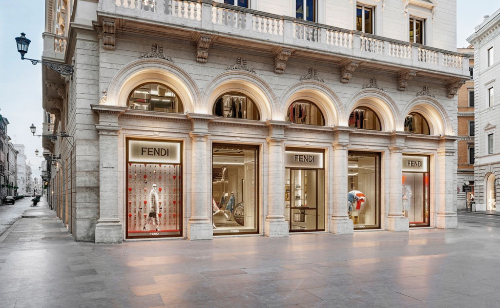 Fendi Flagship Store in Rome Restored 