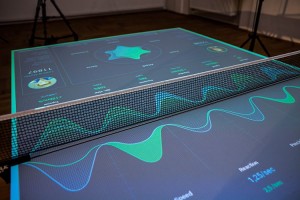 electronic ping pong table