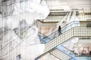 Where are we going? Chiharu Shiota Le Bon Marché Rive Gauche Paris