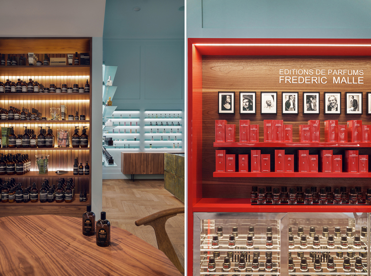 GaliLu Fragrance shop in Gdańsk by Mana Design