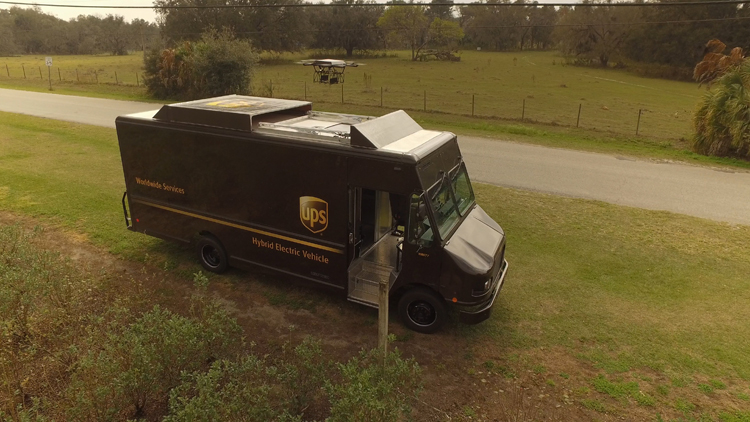 UPS Unveils Delivery Truck That Can Launch a Drone