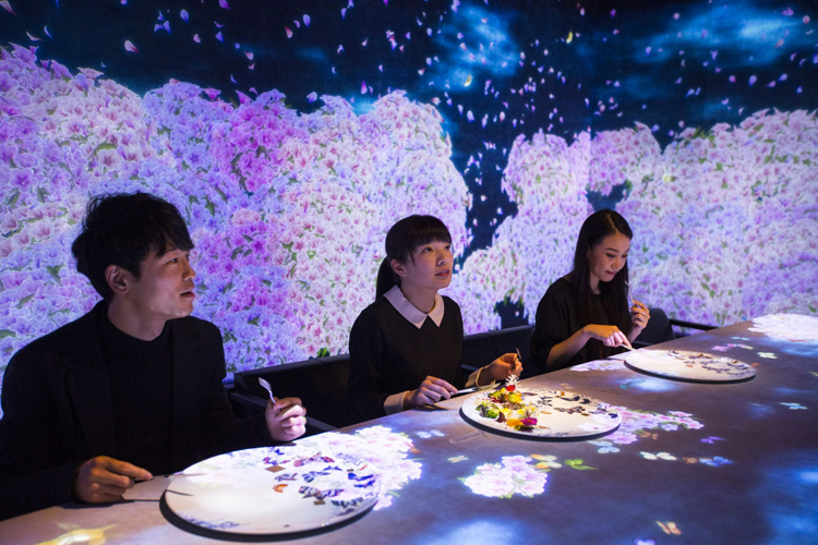 TeamLab Creates Interactive Restaurant Experience in Tokyo