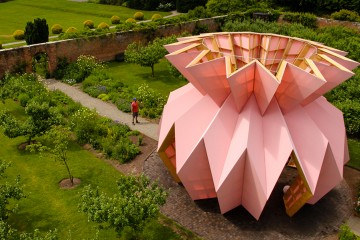 Studio Morison Installs a Giant Origami Pineapple in UK