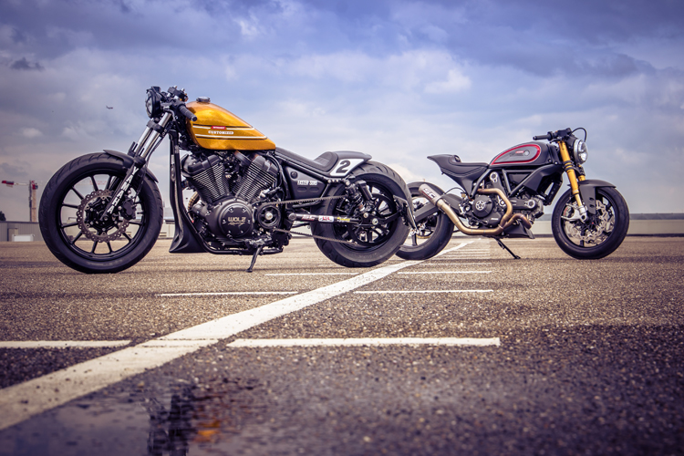 The New Intermot Custom Bike 2018 by Marcus Walz, the Yamaha XV950R drag style
