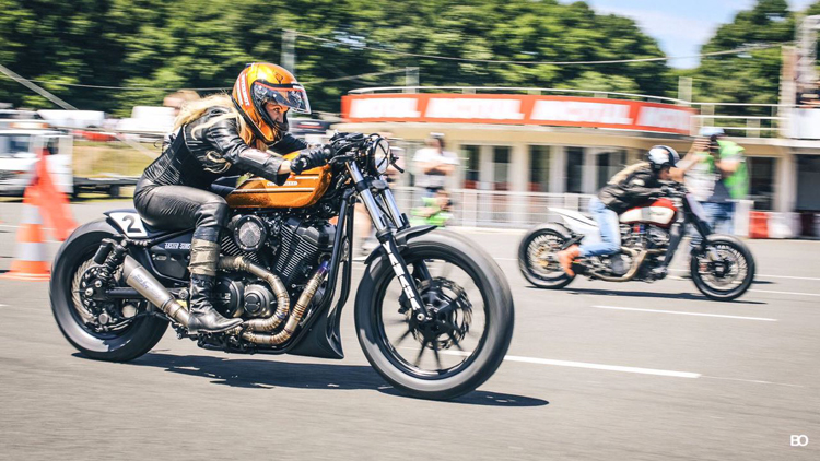 The New Intermot Custom Bike 2018 by Marcus Walz, the Yamaha XV950R drag style