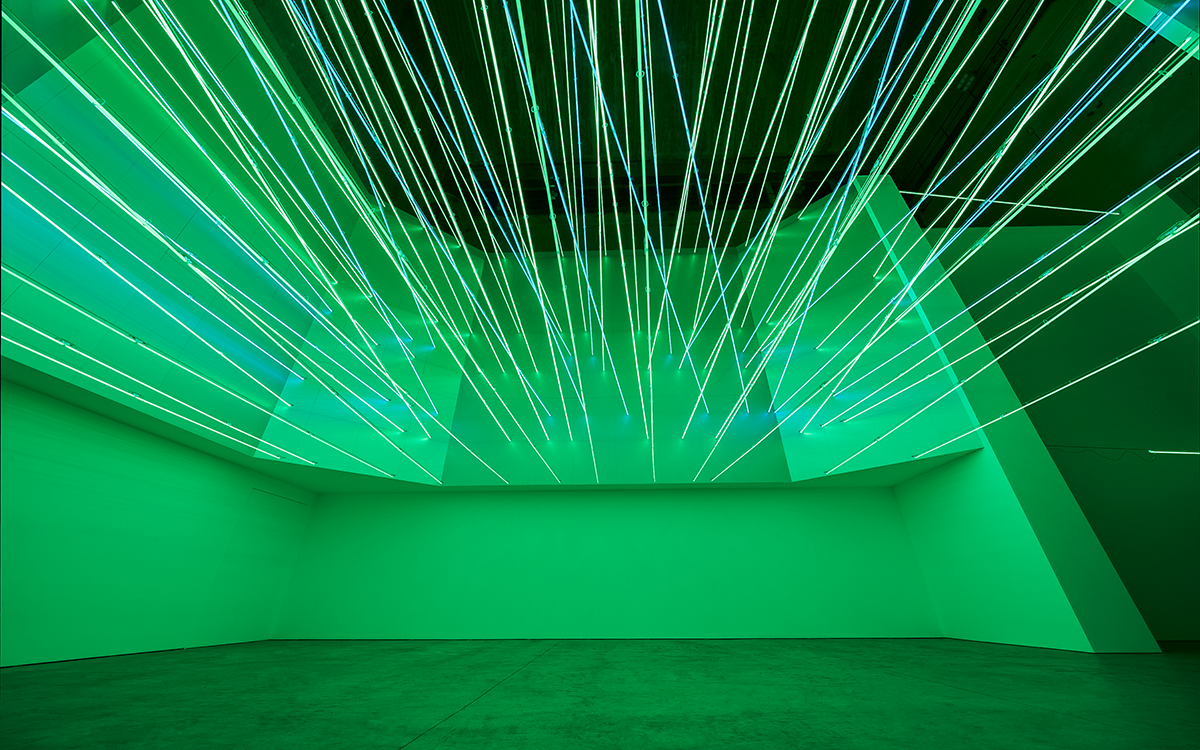 Lucio Fontana's Ambienti/Environments exhibition at HangarBicocca