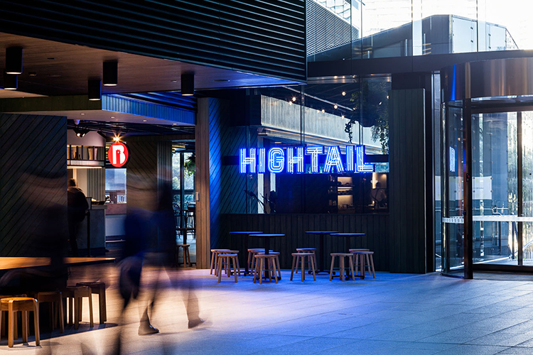 Hightail Bar in Melbourne's Docklands by Technē