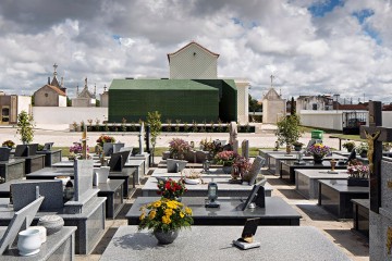 M2 Senos Designs A Modern Cemetery Toilet in Portugal