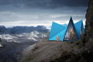 Skýli Mountain Shelter by Utopia Arkitekter
