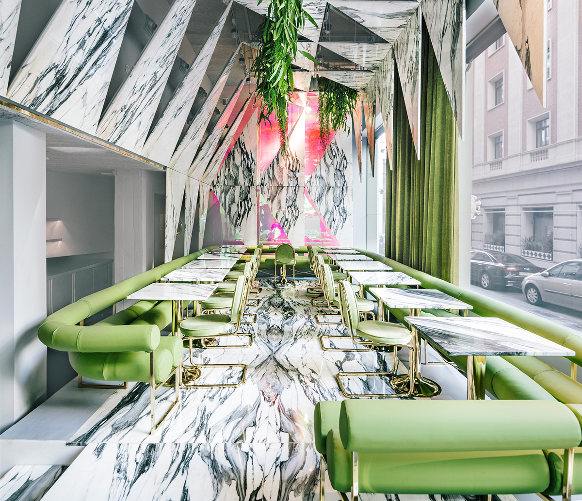 Ròmola Restaurant and Café in Madrid by Andrés Jaque