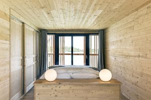 Atelier LAVIT's Wood Cabins Hotel Float On A Lake In South of France