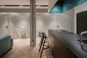 Theza Architects Transforms Office Building into Minimalist Duplex Loft