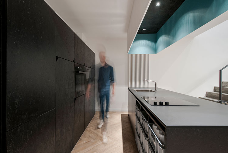 Theza Architects Transforms Office Building into Minimalist Duplex Loft