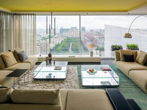 Ippolito Fleitz Creates Chromatic Spaces Inside This Apartment In Shanghai