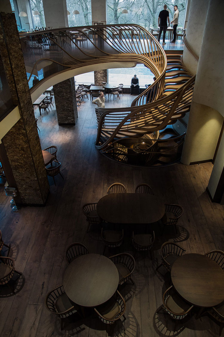 Atmos Studio Creates StairStalk Staircase For HIDE Restaurant In London