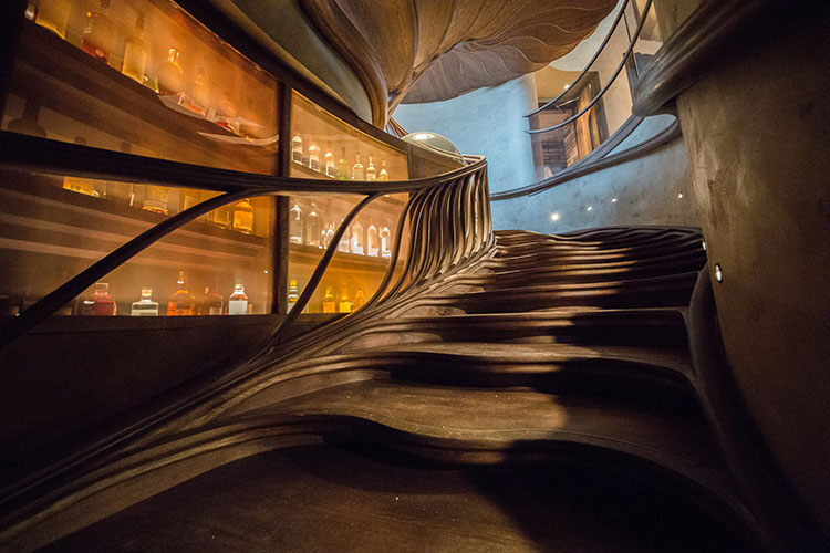 Atmos Studio Creates StairStalk Staircase For HIDE Restaurant In London