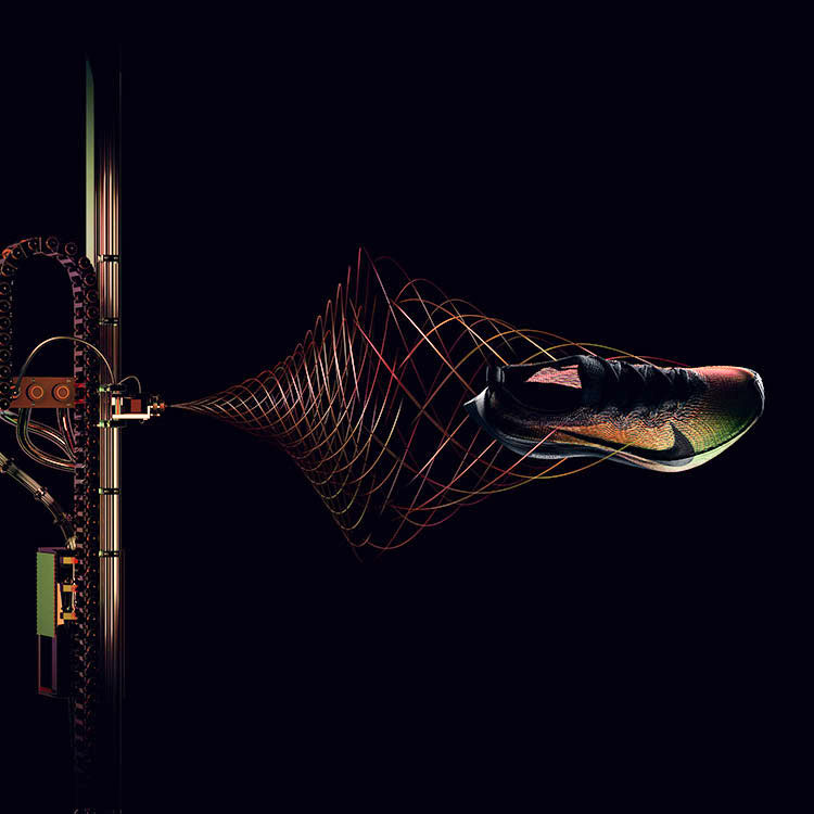 Flyprint: NIKE Introduces World's First Trainers With 3D-printed Uppers