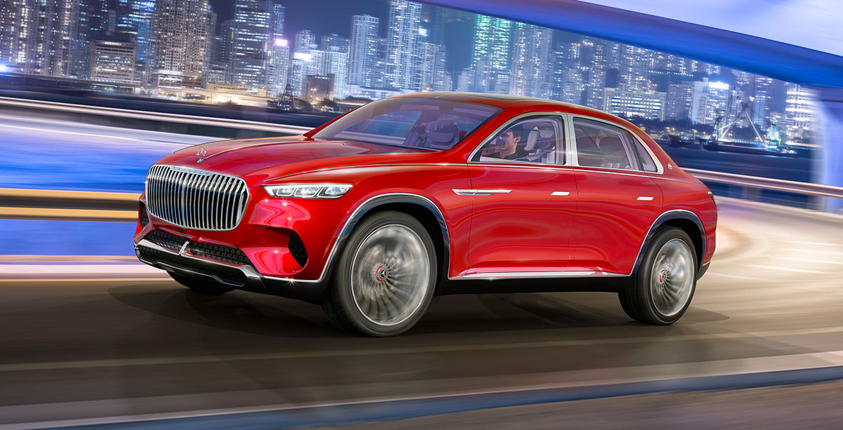 Mercedes-Benz Unveils Its Vision Mercedes-Maybach Ultimate Luxury Concept Car