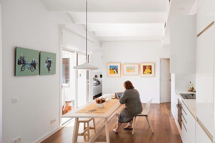 GokoStudio Refurbishes A 50 SQM Studio Apartment in Barcelona