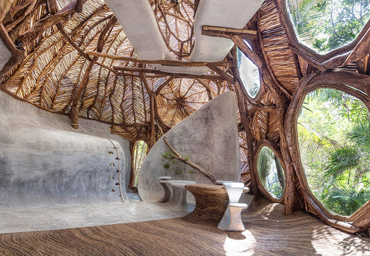 Peggy Guggenheim's Great-Grandson Opens Treehouse-like IK Lab Art Gallery in Tulum