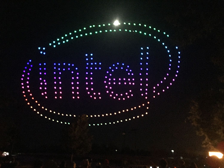 Intel Celebrates 2018 LGBTQ Pride with Drone Light Show