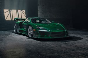 First McLaren Senna By MSO Delivered in the US In Emerald Green Carbon Fiber Body