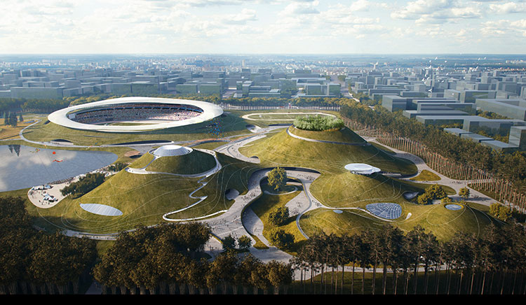 Quzhou Sports Campus, Mad Architects, China