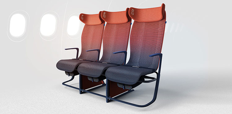 Layer x Airbus Move Smart Seating
