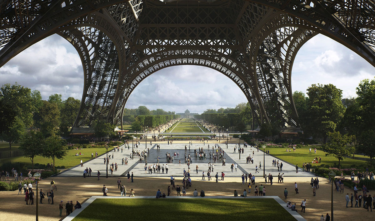 Gustafson Porter + Bowman Redesigns Eiffel Tower Park