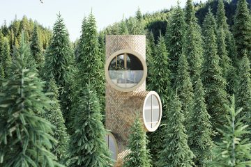 Studio Precht Designs Bert Treehouse For Baumbau