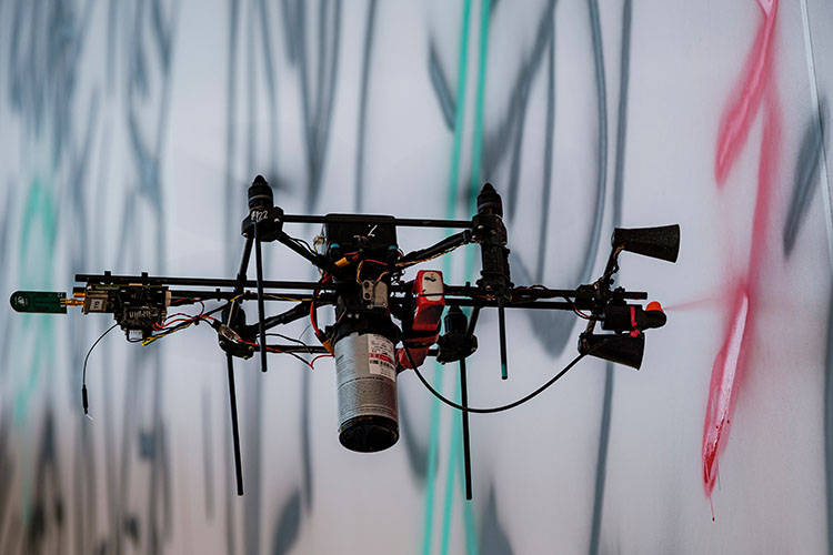 Swarms of Painting Drones / CRA-Carlo Ratti Associati
