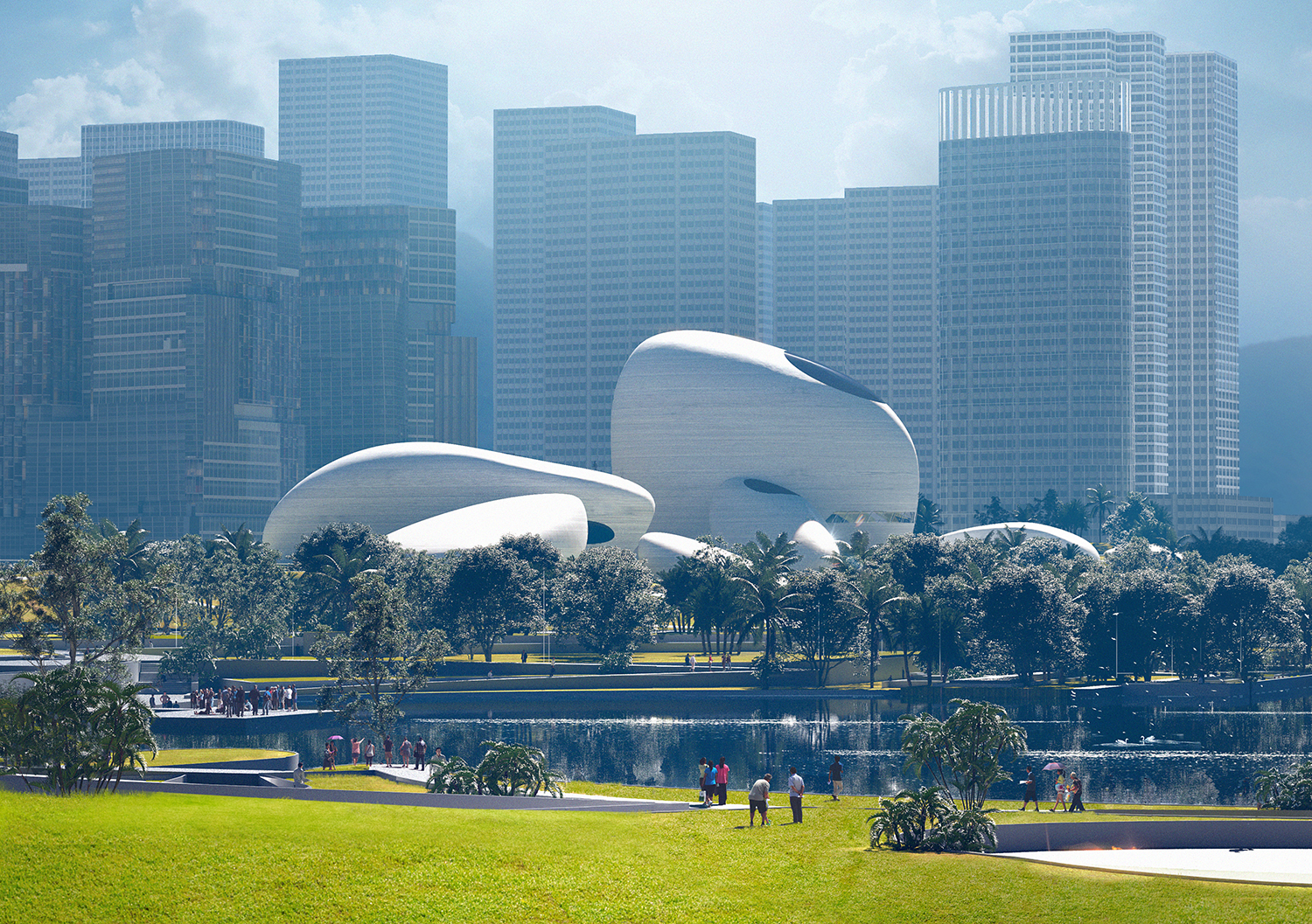 Shenzhen Bay Culture Park, China / MAD Architects