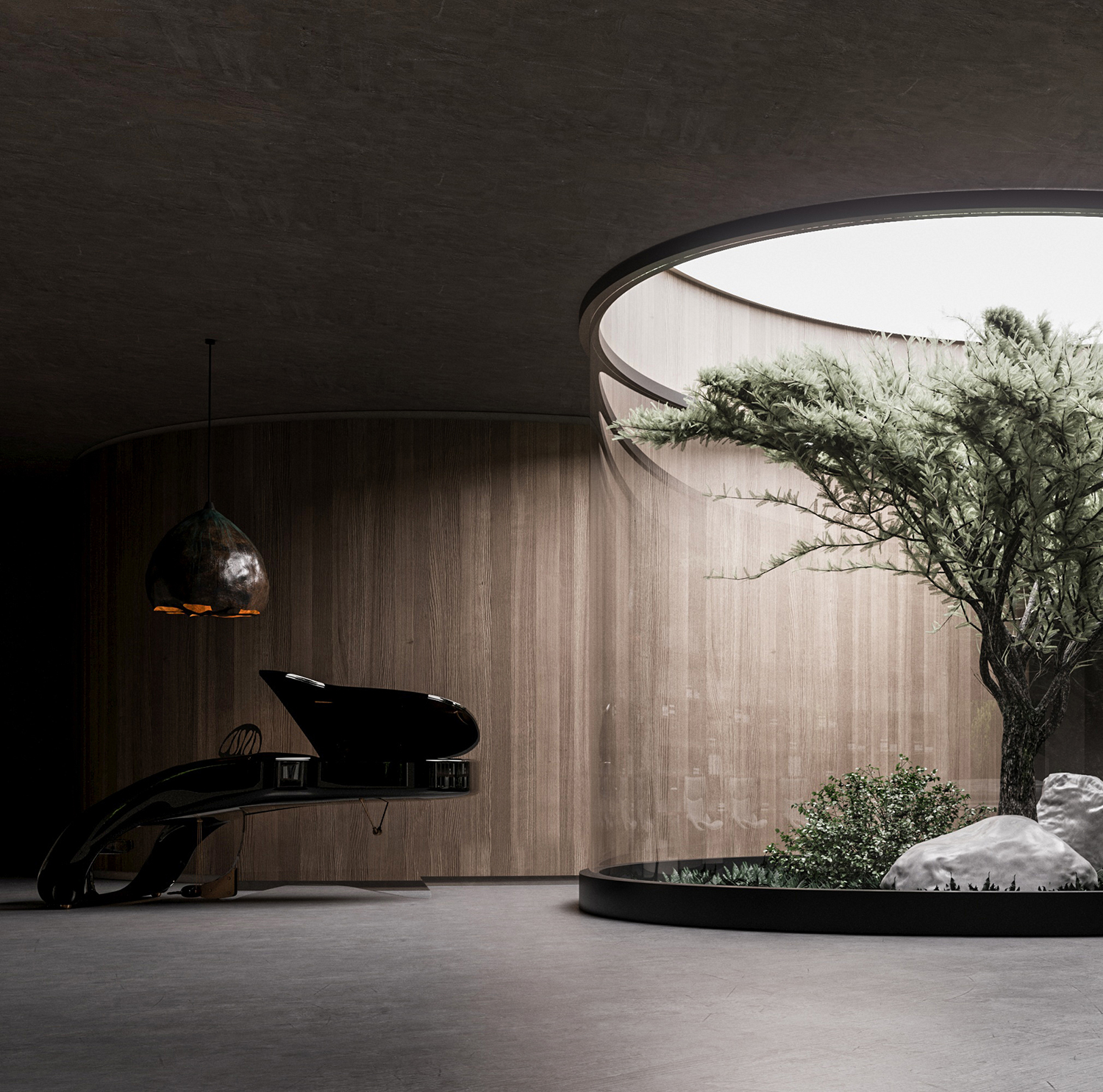Underground House Plan B Oroject Concept / Sergey Makhno Architects