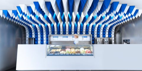 Perlan Ice Cream, Reykjavik, Iceland / Atelier Tobia Zambotti
