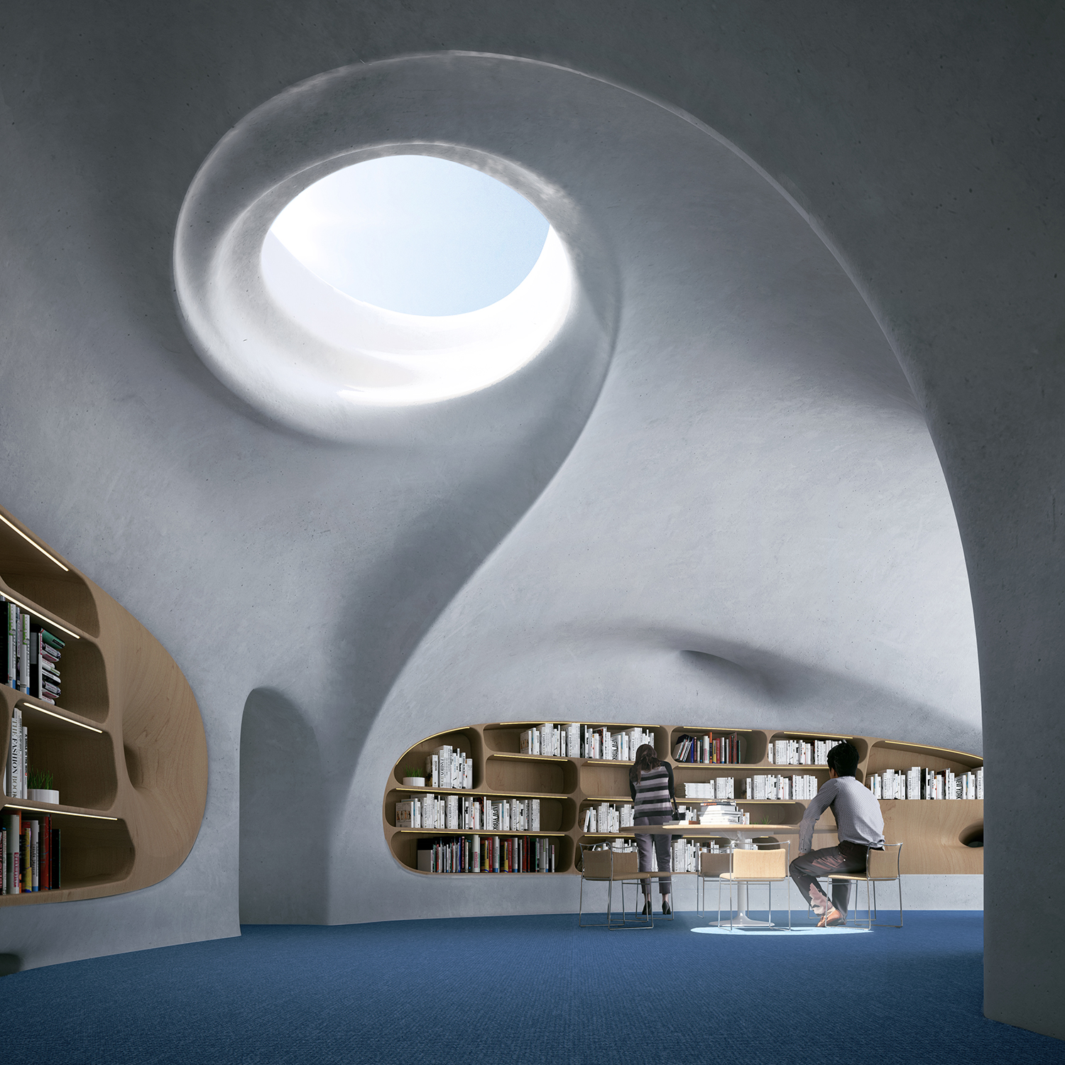 Wormhole Library, Haikou, China / MAD Architects