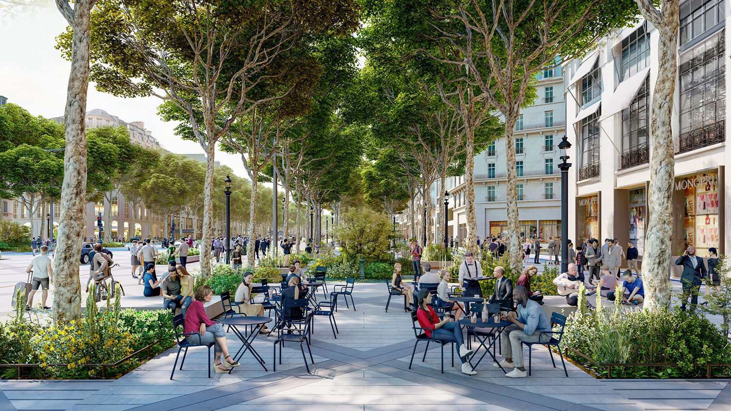 Paris to Turn Champs-Élysées into 'An Extraordinary Garden' 