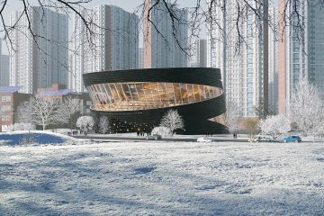 Songdo International Library, South Korea / aoe architects
