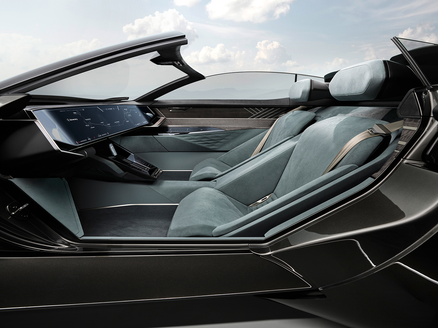 AUDI Reveal Shape-shifting Skysphere Roadster Concept