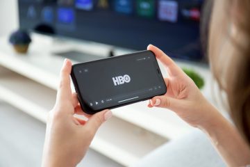 HBO logo displayed on a smartphone