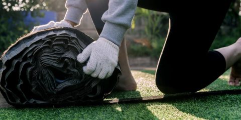 Install Artificial turf for home yard