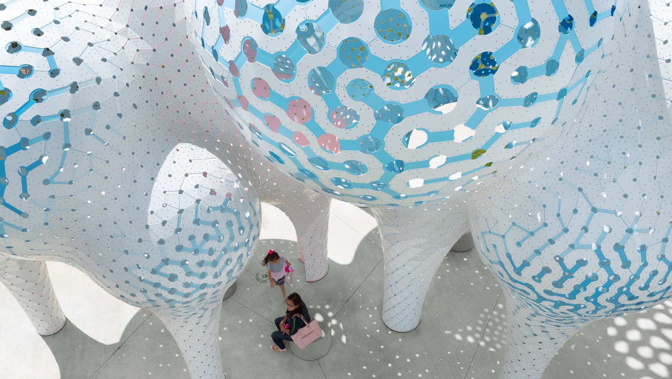 Pavilion using fractal theory