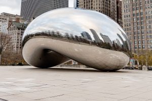 Chicago's stainless steel BEAN sculpture