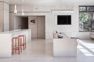 Modern open-plan living space