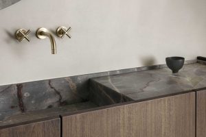 Marble bathroom sink