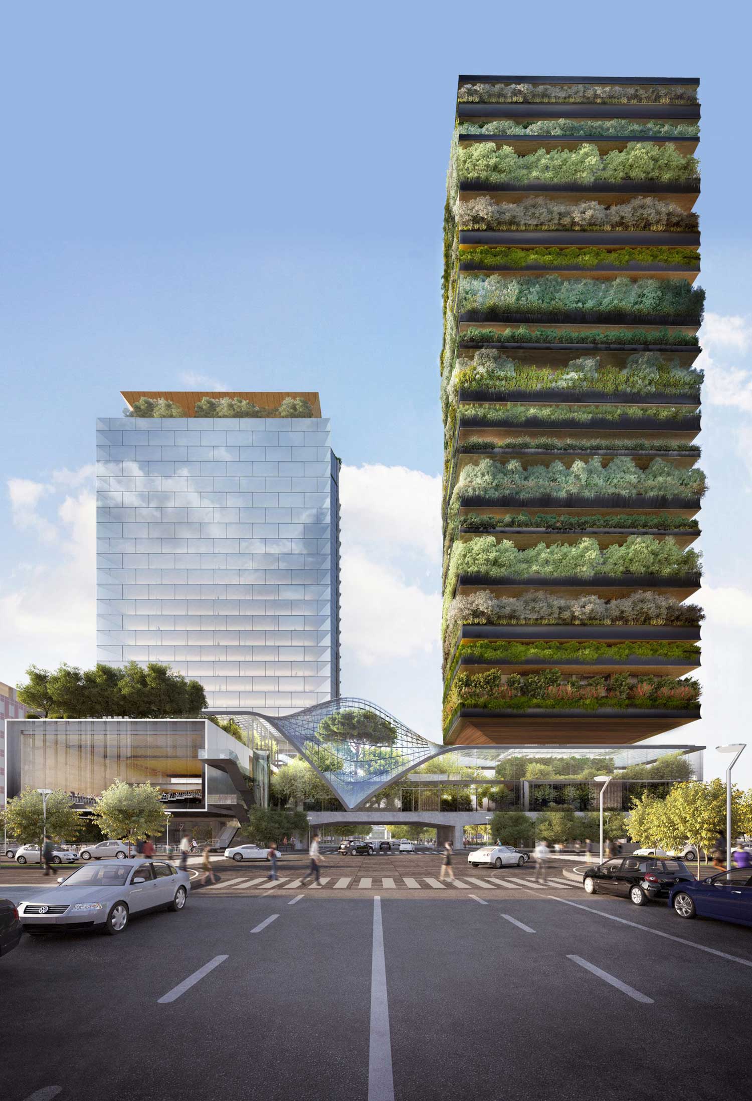 Environmentally sustainable skyscraper