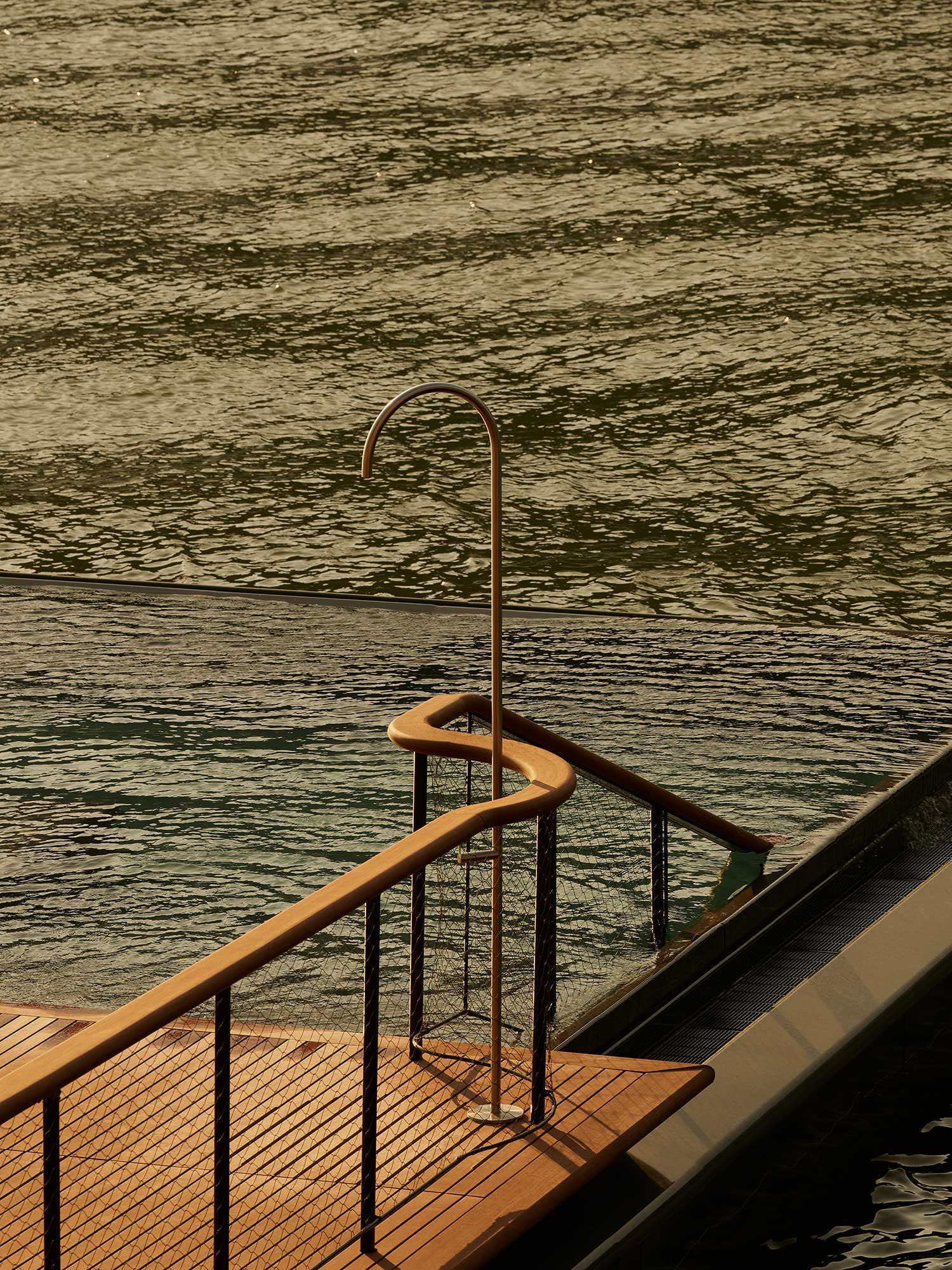 World's Largest Floating Infinity Pool by Herzog & de Meuron for Mandarin Oriental in Lake Como