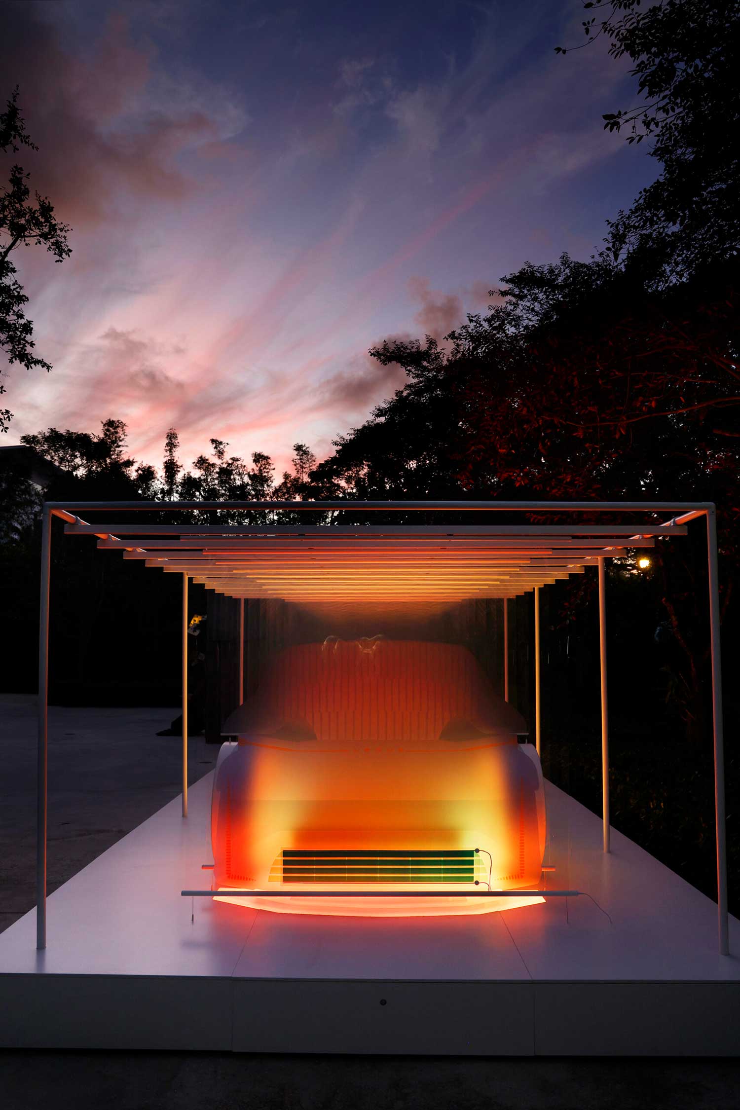 Marjan van Aubel's Installation at ICA Miami with Lexus