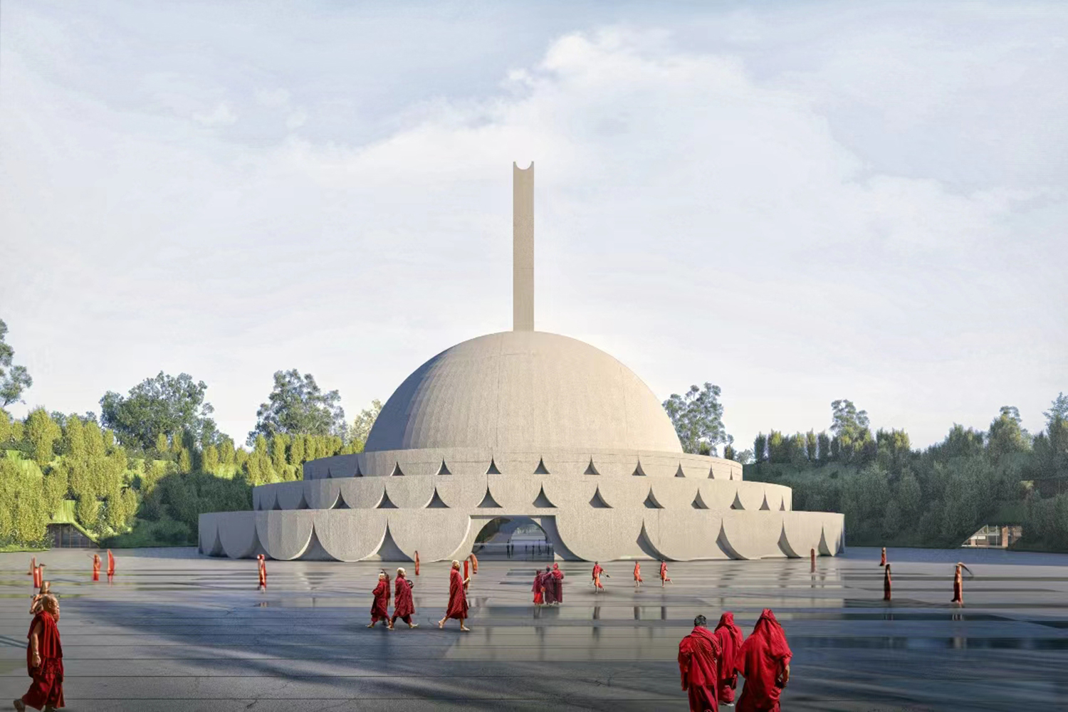 Ramagrama Stupa, Nepal / Stefano Boeri Architetti