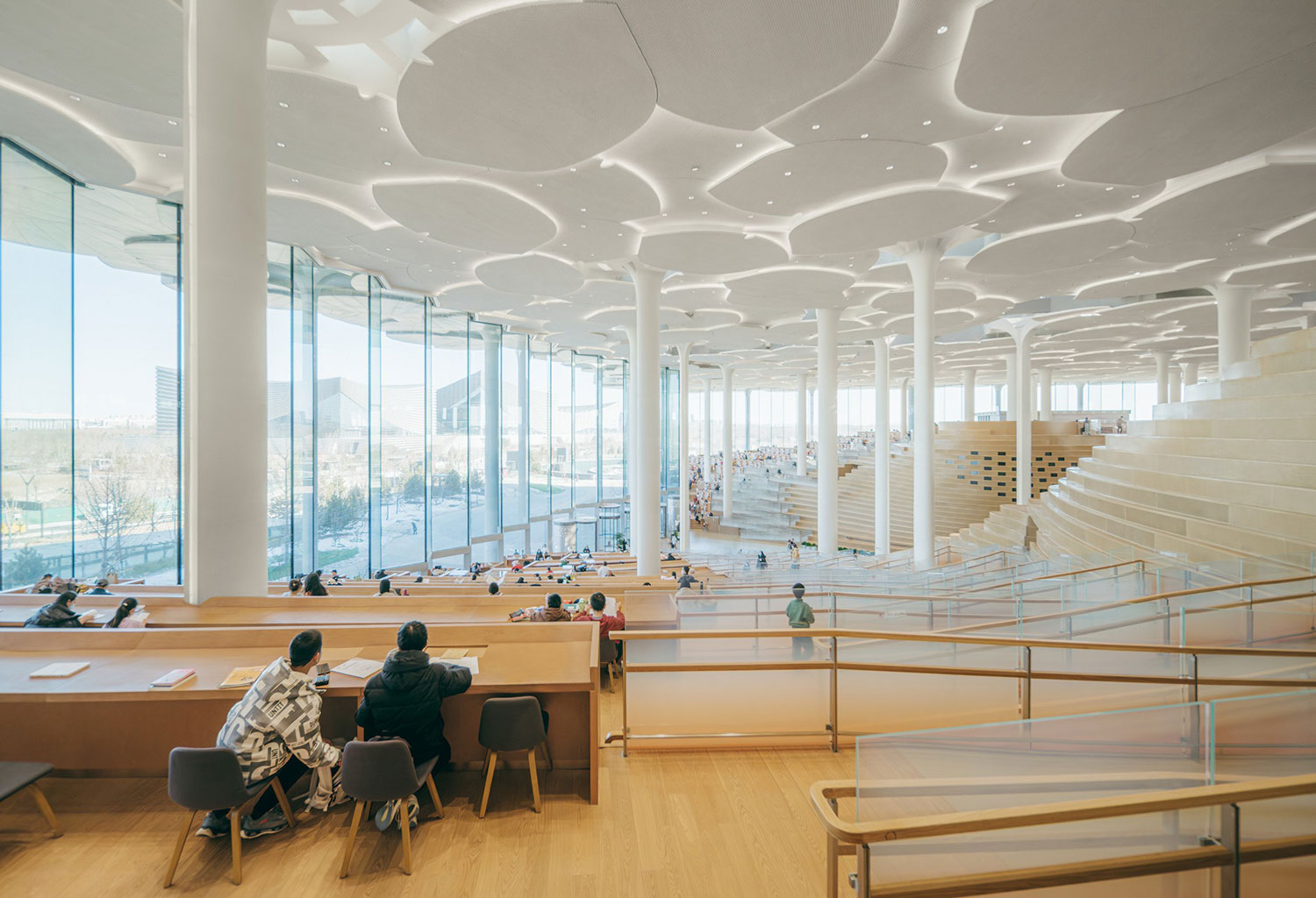 Beijing City Library, China / Snøhetta 
