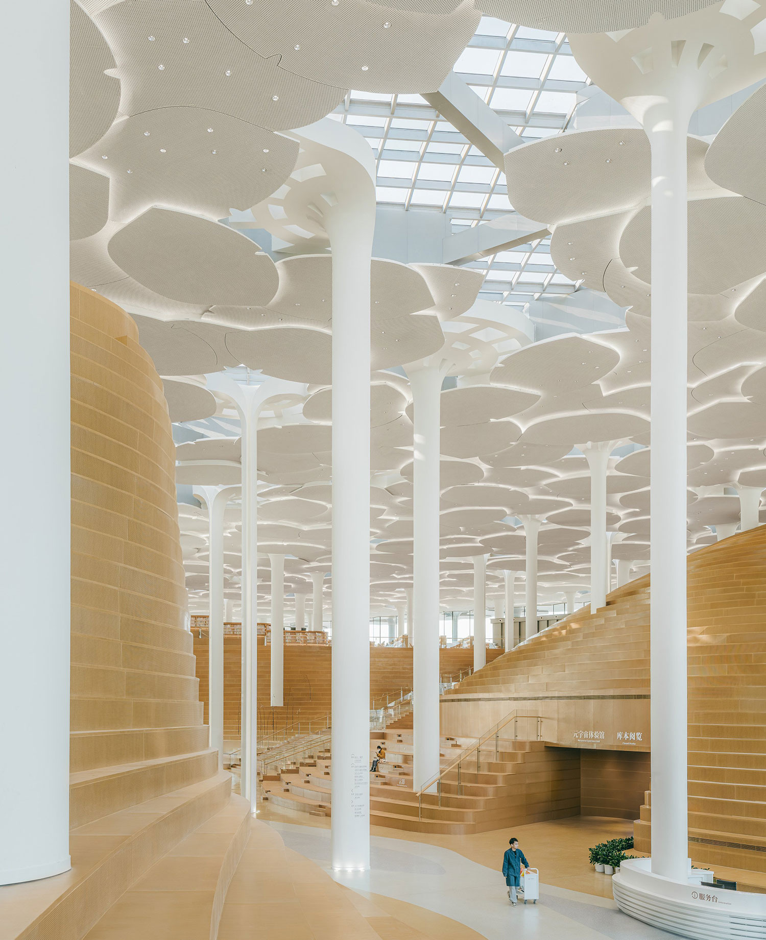 Beijing City Library, China / Snøhetta 